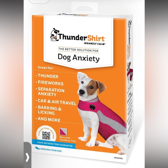 Thundershirt Dog Anxiety Jacket, Pink, X Large 65-110 lbs 
NEW IN BOX - Picture 1 of 8